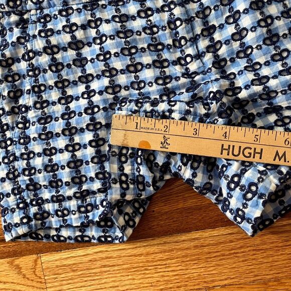 Vineyard Vines Blue Patterned Women Shorts - Picture 5 of 7